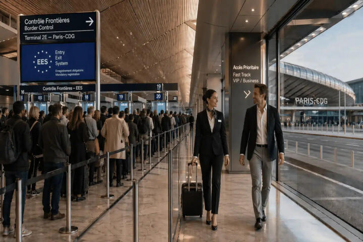 Paris CDG: EES Biometrics and Transfer Rules